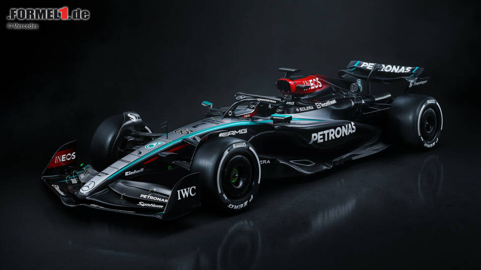 Foto zur News: 2024: Mercedes W15 / Fahrer: Lewis Hamilton, George Russell