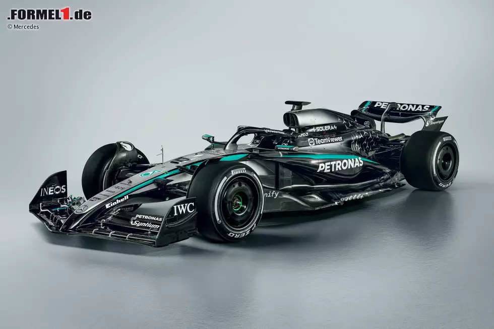 Foto zur News: 2025: Mercedes W16 / Fahrer: Andrea Kimi Antonelli, George Russell