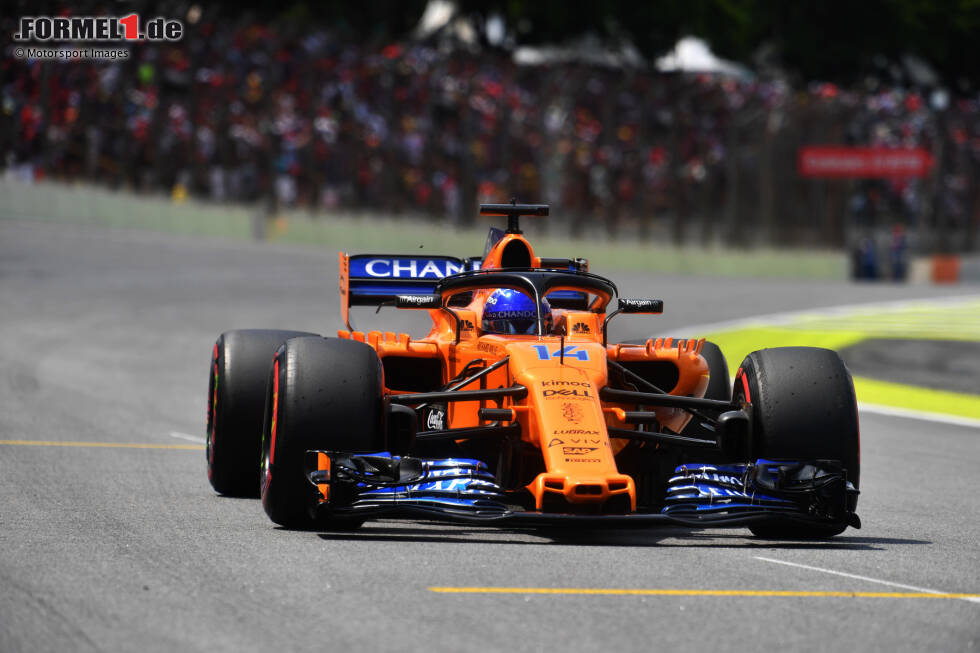 Foto zur News: 2018: McLaren-Renault MCL33
WM-Ergebnis: 11. mit 50 Punkten (20 Rennen)