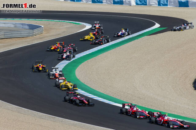 Foto zur News: Interessant: Eigentlich hätte 1994 bereits Schluss sein sollen, aber weil der Große Preis von Portugal 1997 aus dem Kalender gestrichen wird, bekommt Jerez noch einmal ein einmaliges Comeback. Auch heute ist auf der Strecke weiterhin viel los. Nicht nur die MotoGP ist ein regelmäßiger Gast, 2017 fährt hier zum Beispiel auch die Formel 2.