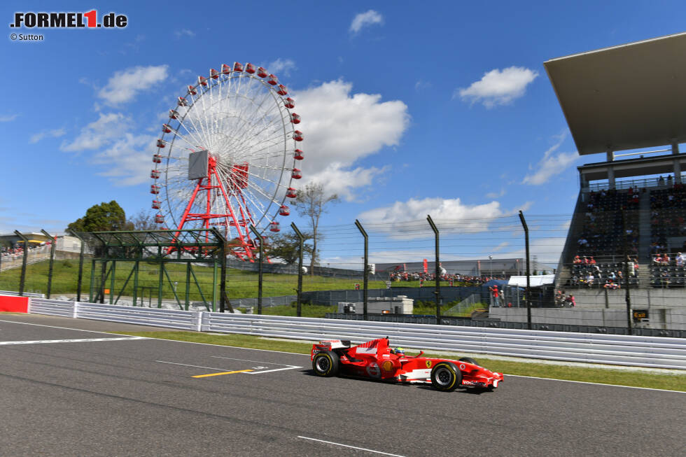 Foto zur News: Auch Felipe Massa ist im Einsatz - für die klassischen Boliden der Scuderia Ferrari.