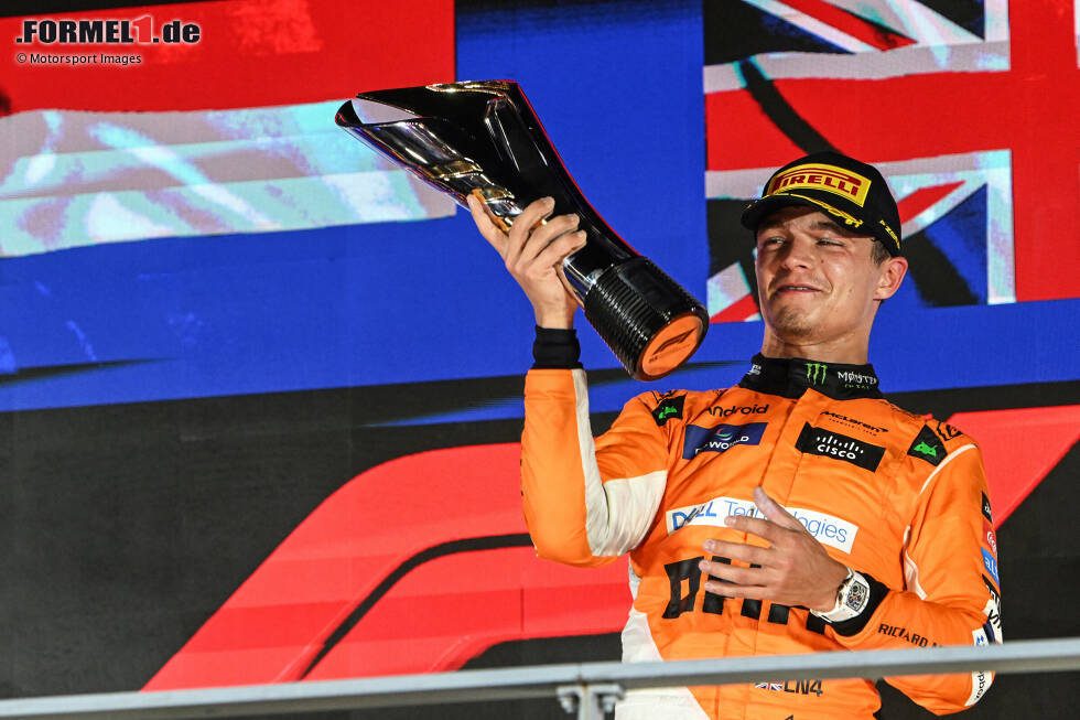 Foto zur News: 1. Lando Norris - Letzter Sieg: Großer Preis von Singapur 2024 für McLaren