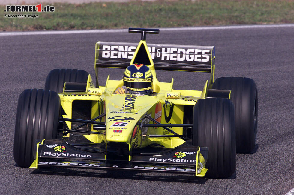 Foto zur News: Da Jordan das Auto im Jahr 2000 nicht (der bisherigen Logik entsprechend) 000 nennen wollte, heißt der Bolide EJ10 - das zehnte Formel-1-Autos des Teams von Eddie Jordan.