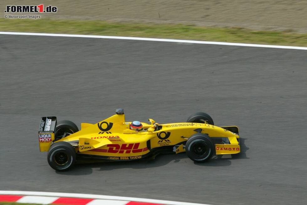 Foto zur News: Mit dem Nachfolger EJ12 beginnt der Stern von Jordan ab der Formel-1-Saison 2002 langsam zu sinken.