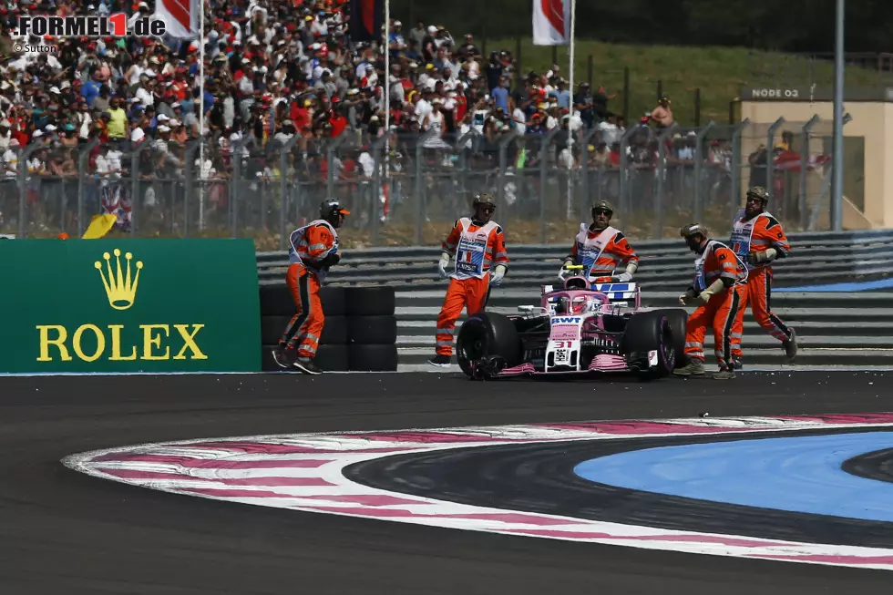 Foto zur News: Esteban Ocon (4): Gutes Qualifying, Teamkollege geschlagen, durchschnittlicher Start und unterwegs zu Punkten - aber an der Kollision mit Gasly hatte auch er zumindest eine Teilschuld. Für eine 3 ist uns das (knapp) zu wenig.