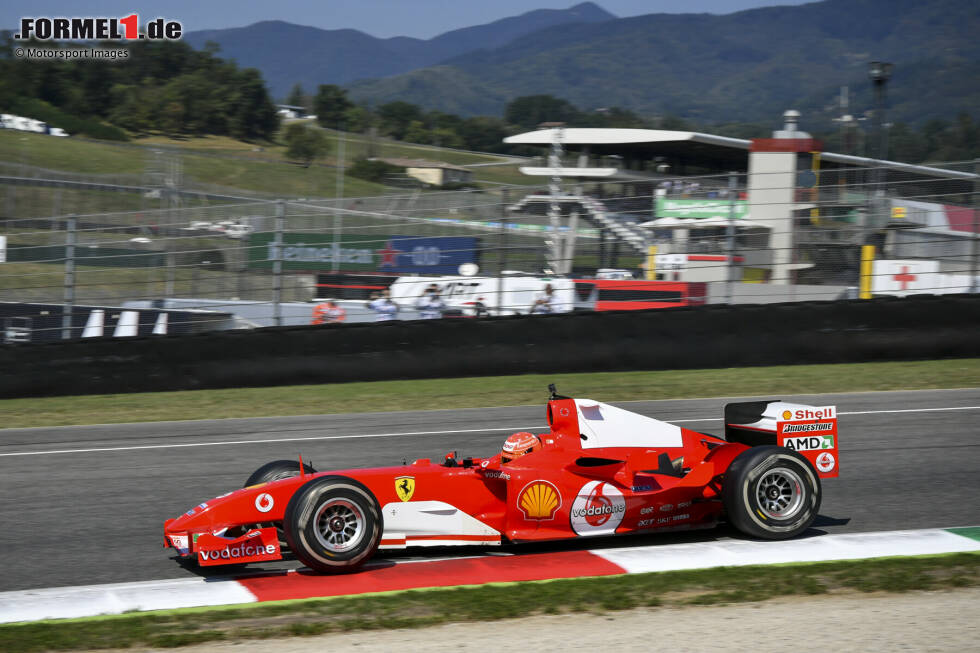 Foto zur News: Beim Ferrari-Jubiläumsrennen 2020 in Mugello steuert Schumacher im Rahmenprogramm den F2004, das letzte Weltmeister-Auto seines Vaters. Es werden emotionale Demorunden im Siegerauto aus der Saison 2004.