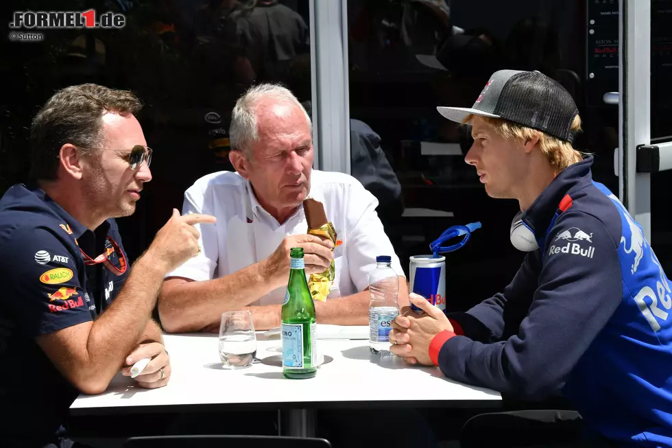 Foto zur News: Brendon Hartley (3): Der Neuseeländer steht unter Druck, Helmut Marko sucht angeblich schon nach einem Nachfolger. Die Performance in Kanada war okay: schneller als Gasly, keine Probleme - nur dann unglücklich von Stroll abgeschossen. Wenn er immer so fährt, wird er die Saison beenden. Sonst nicht.