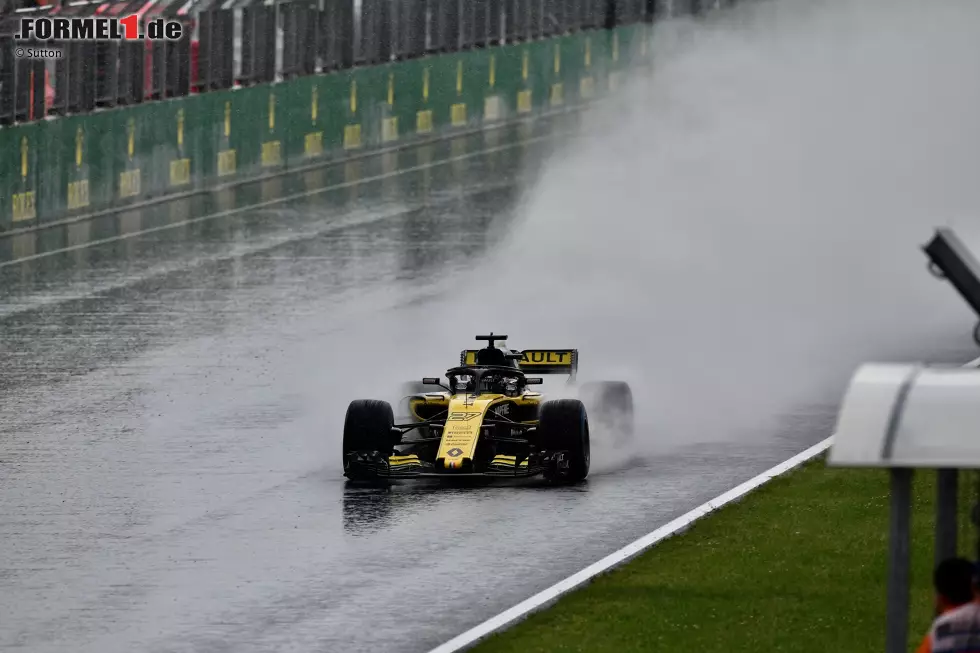 Foto zur News: Nico Hülkenberg (4): Das schwache Qualifying ist teilweise seinem Team anzulasten, weil es im wichtigsten Moment Probleme mit der Betankung gab. Im Rennen beging Renault dann einen taktischen Fehler und wechselte in der VSC-Phase die Reifen. Dem Deutschen gelang es jedoch nicht, diese Handicaps zu kompensieren.