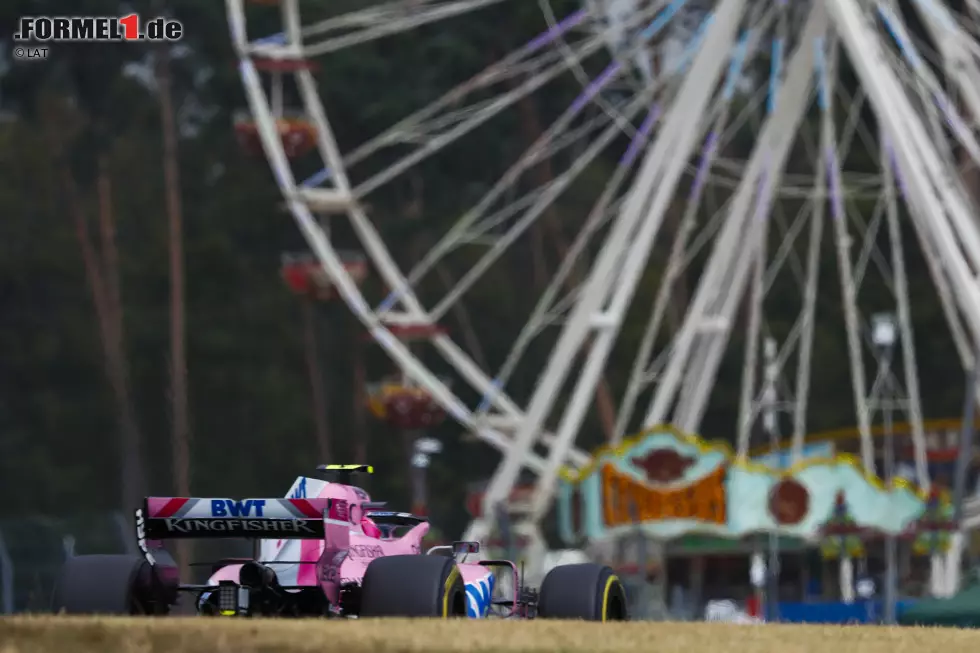 Foto zur News: Esteban Ocon (3): Wenn es nur um das Rennen gehen würde, hätten wir ihm eine bessere Note geben müssen, denn die Vorstellung war mehr als ordentlich. Deutliche Abzüge müssen wir jedoch für die Qualifikation vergeben, wo für den Franzosen bereits in Q1 Schluss war.