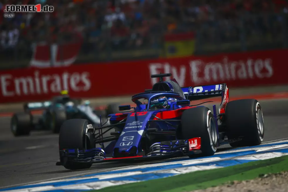 Foto zur News: Brendon Hartley (3): Endlich konnte der &quot;Kiwi&quot; wieder einmal ein normales Wochenende feiern und seinen zweiten Punkt holen. Das dürfte ihm hoffentlich Auftrieb geben. Trotzdem bleibt festzuhalten, dass das Qualifying schwach war und er im Rennen vor allem von den taktischen Fehlern anderer profitierte.