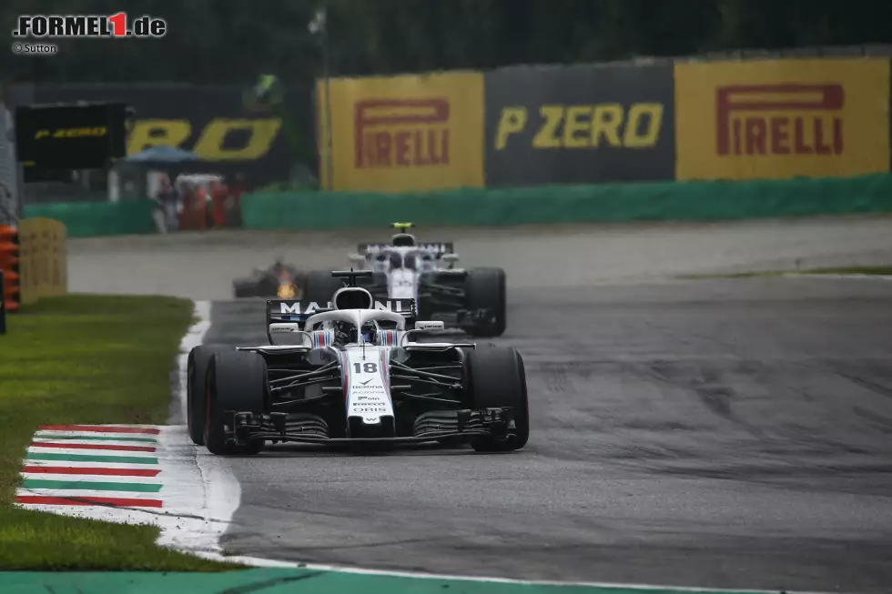 Foto zur News: Lance Stroll (3): Bei ihm ist die Drei schon etwas mehr verdient. Monza scheint Stroll zu liegen, hier stand er 2017 in der ersten Startreihe. Was zur spannenden Frage führt: Wie schlecht ist der Williams wirklich? Immerhin ein Top-10-Ergebnis. Damit hatte Williams noch am Samstag nicht gerechnet.