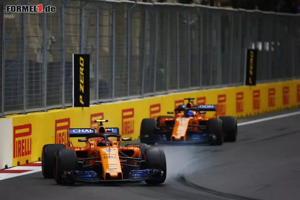 Foto zur News: Stoffel Vandoorne (4): Wer in Q1 ausscheidet, eine halbe Sekunde langsamer ist als der Teamkollege und in erster Linie durch glückliche Umstände in die Punkte rutscht, hat keine Note verdient, die besser ist als eine 4. Vandoorne gibt selbst zu: &quot;Ich habe einige Fehler gemacht.&quot;