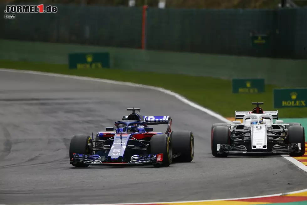 Foto zur News: Brendon Hartley (4): Von Gasly war er diesmal gar nicht so weit weg - im Qualifying nur 0,021 Sekunden. Im Rennen hat er seine Aufgabe, nämlich Ericsson für den Teamkollegen aufzuhalten, gut erfüllt. Negativ anzurechnen ist ihm, dass er am Start Positionen verloren hat.