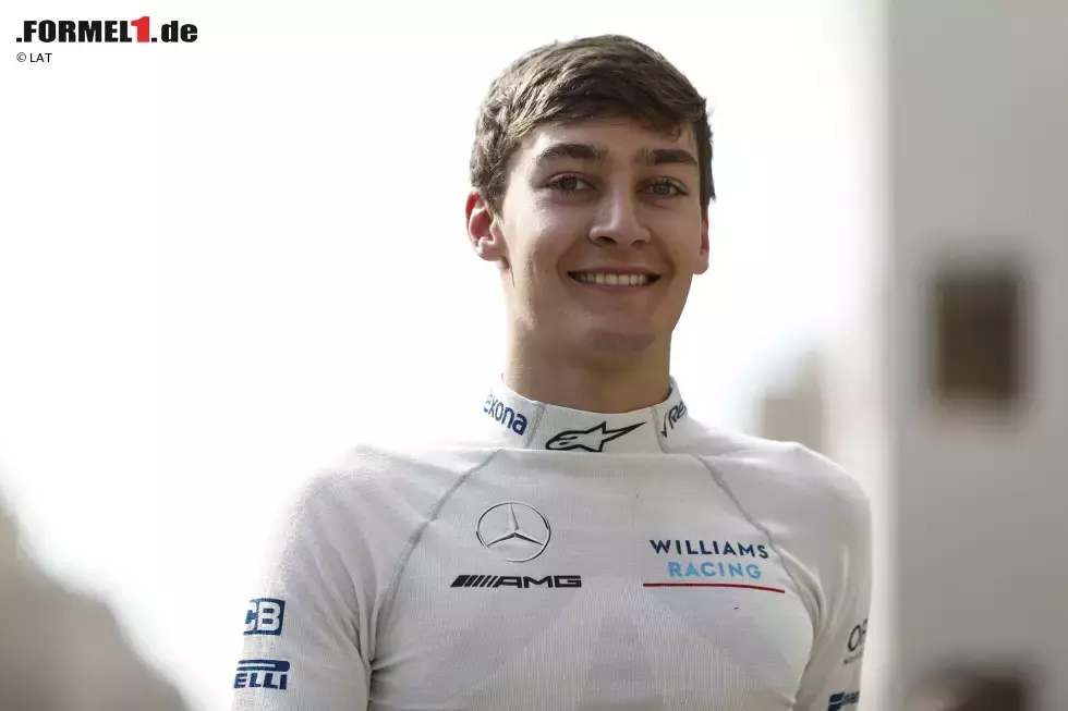 Foto zur News: Auch George Russell steht sein neuer Williams-Zwirn ...