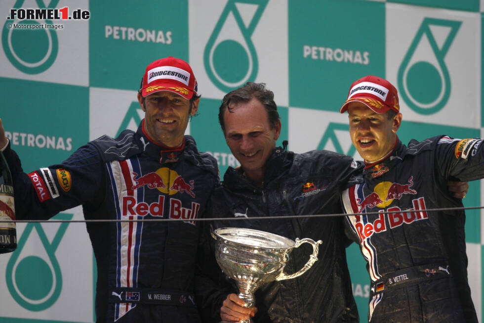 Foto zur News: Erster Doppelsieg: China 2009 mit Sebastian Vettel und Mark Webber