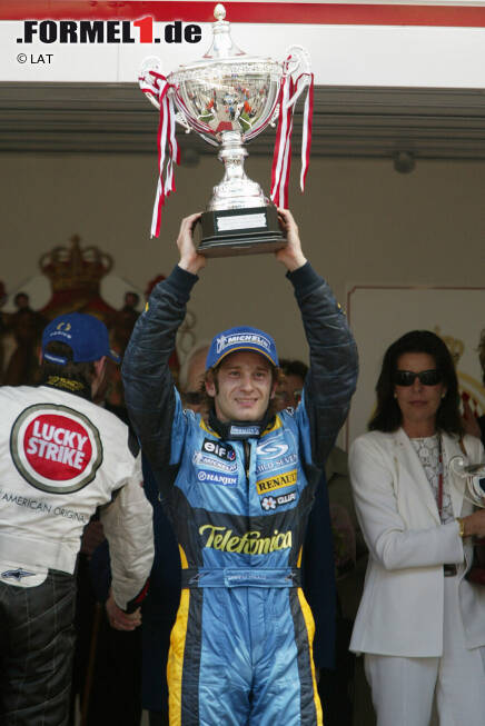 Foto zur News: Platz 5: Jarno Trulli (118 Rennen) - Von zwei späteren Weltmeistern wieder zur Kategorie &quot;Eintagsfliege&quot;. Als Trulli 2004 auf den Straßen von Monaco triumphiert, hat er seit 1997 bereits 117 Rennen für Minardi, Prost, Jordan und Renault auf dem Konto. Sein Triumph mit den Franzosen soll sein einziger in später mehr als 250 Rennen bleiben.