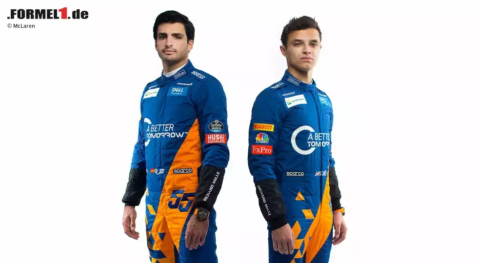 Foto zur News: Carlos Sainz und Lando Norris