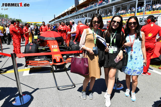 Foto zur News: Bei Charles Leclerc haben diese Damen keine Chance. Der Monegasse ist seit vielen Jahren vergeben. Giada Gianni heißt die Glückliche ...