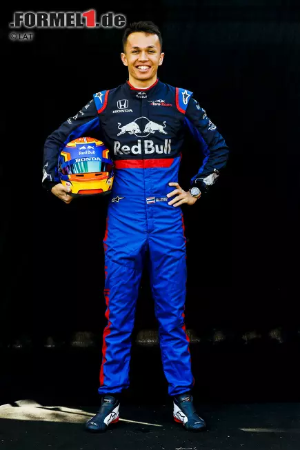 Foto zur News: Alexander Albon (Thailand) - Toro Rosso - Startnummer 23