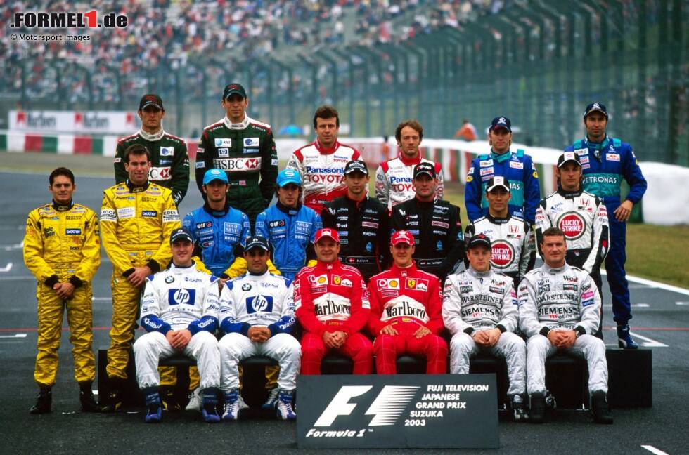 Foto zur News: Suzuka, 13. Oktober 2003: Nicht vom Saisonauftakt, aber trotzdem sehenswert. Denn es ist das letzte Formel-1-Jahr von Jos Verstappen. Nur zwölf Jahre später fährt sein Sohn Max Verstappen ebenfalls Grands Prix.