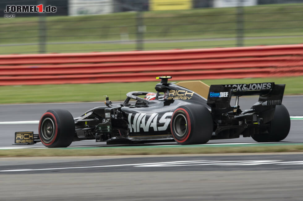 Foto zur News: Rich Energy (Haas): Der britische Energydrink-Hersteller schafft es 2019 als Titelsponsor des Haas-Teams in die Formel 1. Erst entfacht das Logo einen Urheberrechtsstreit mit der Fahrradmarke Whyte Bikes. Im Juli 2019 folgt eine eigenmächtige Vertragskündigung von Rich-Energy-CEO William Storey auf Twitter, woraufhin er abgesetzt wird.