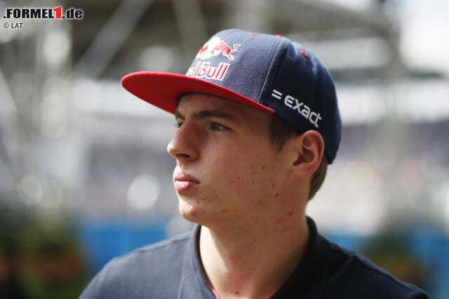 Foto zur News: 2. Max Verstappen: Der Einstieg des Niederländers mit 17 Jahren hatte eine Menge Konsequenzen: Das Mindestalter wurde auf 18 Jahre hochgesetzt und die Superlizenz-Punkte eingeführt. Verstappen war vor der Formel 1 erst ein Jahr im echten Rennsport unterwegs: Rang drei in der Formel-3-EM hätte 20 Punkte gebracht.