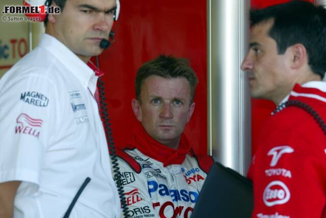 Foto zur News: 8. Allan McNish: Als ehemaliger Le-Mans-Sieger brachte der Schotte 2002 viel Prestige beim Toyota-Einstieg mit. Allerdings fehlte dem heutigen Formel-E-Teamchef von Audi die jüngere Formelsport-Referenz. In seiner Wertung hätte nur ein Gesamtsieg in der American Le-Mans-Serie gestanden - nicht genug für die Formel 1!