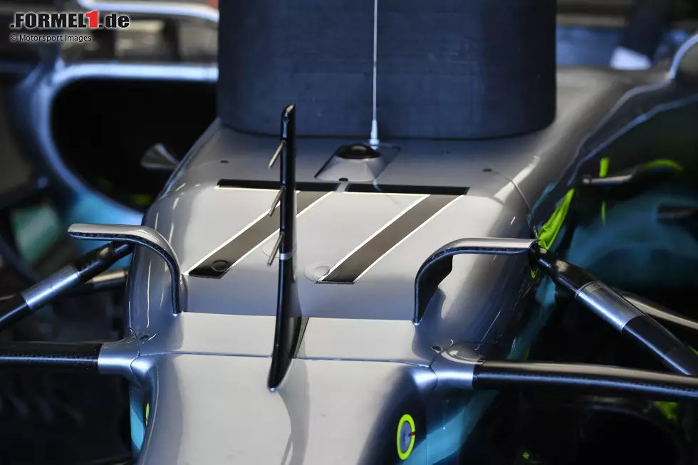 Foto zur News: Mercedes W10: Winglets