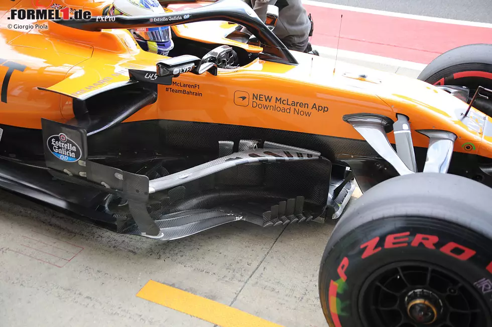 Foto zur News: McLaren MCL34: Windabweiser