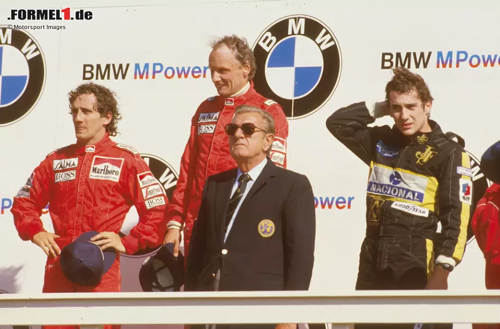 Foto zur News: Der letzte Grand Prix findet 1985 statt. Es ist ein Rennen mit vielen Abschieden: Nicht nur dass sich die Formel 1 für 35 Jahre aus den Niederlanden verabschiedet, auch Stefan Bellof fährt sein letztes Formel-1-Rennen vor seinem Unfalltod eine Woche später. Und natürlich: Es ist Niki Laudas letzter Formel-1-Sieg!