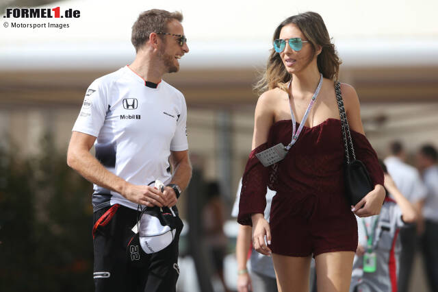 Foto zur News: Schon seit 2016 kennen sich Jenson Button und Brittny Ward. Inzwischen sind der ehemalige Formel-1-Fahrer und das Model miteinander verlobt.