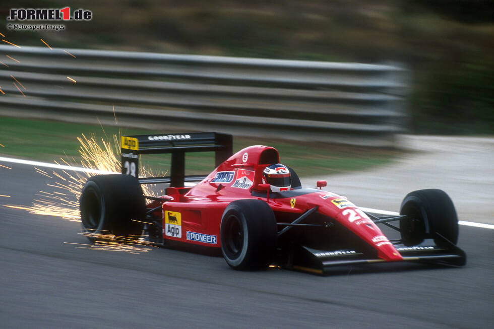 Foto zur News: 1991: Ferrari 643; Fahrer: Jean Alesi, Gianni Morbidelli, Alain Prost