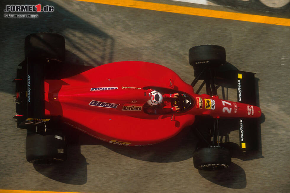 Foto zur News: 1991: Ferrari 642; Fahrer: Jean Alesi, Alain Prost