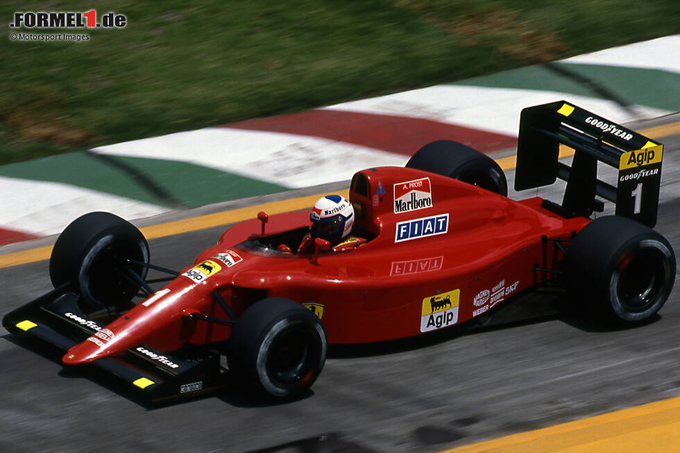 Foto zur News: 1990: Ferrari 641; Fahrer: Nigel Mansell, Alain Prost