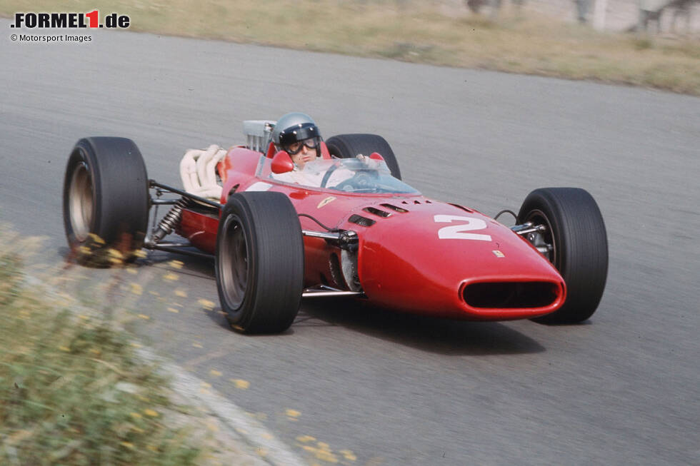 Foto zur News: 1966-1967: Ferrari 312; Fahrer: Lorenzo Bandini, Mike Parkes, Ludovico Scarfiotti, John Surtees