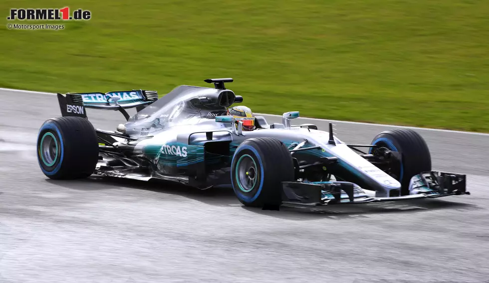 Foto zur News: 2017: Mercedes W08
WM-Ergebnis: 1. mit 363 Punkten, 9 Siege