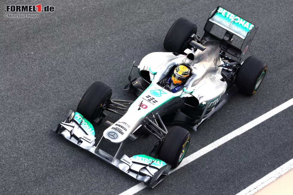 Foto zur News: 2013: Mercedes W04
WM-Ergebnis: 4. mit 189 Punkten, 1 Sieg