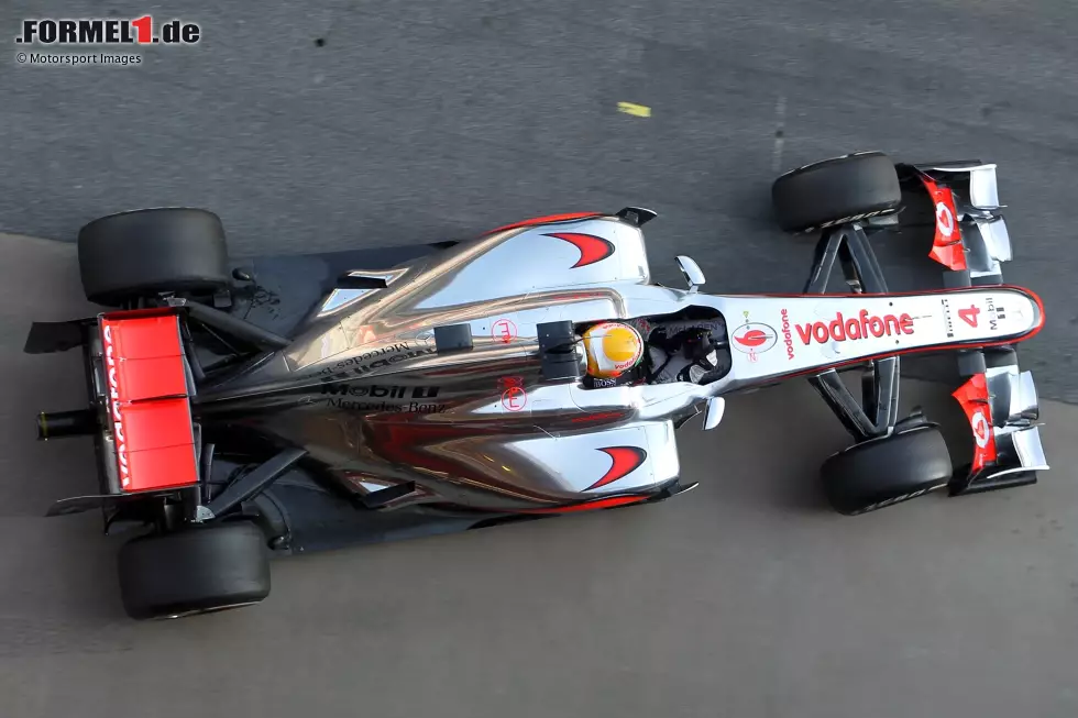 Foto zur News: 2012: McLaren-Mercedes MP4-27
WM-Ergebnis: 4. mit 190 Punkten, 4 Siege