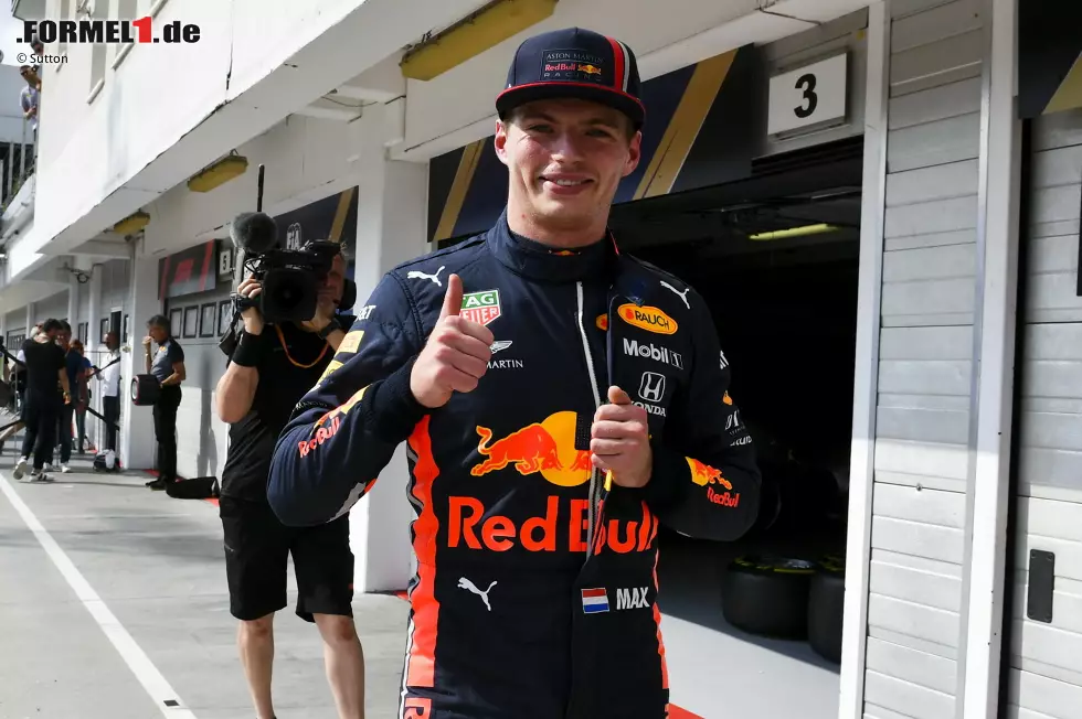 Foto zur News: #4: Max Verstappen - 21 Jahre, 10 Monate, 5 Tage (Ungarn 2019) - Platzierung im Rennen: P2