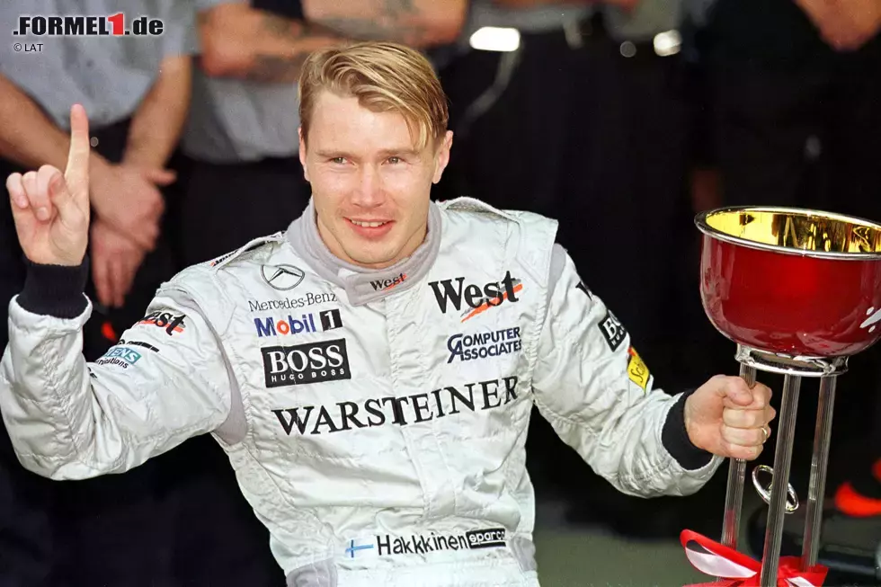 Foto zur News: Immerhin: 1992 läuft es besser, und 1993 wechselt Häkkinen zu McLaren. Mit dem Team gewinnt er bis zu seinem Karriereende 2001 insgesamt 20 Rennen und wird 1998 und 1999 zweimal Weltmeister.