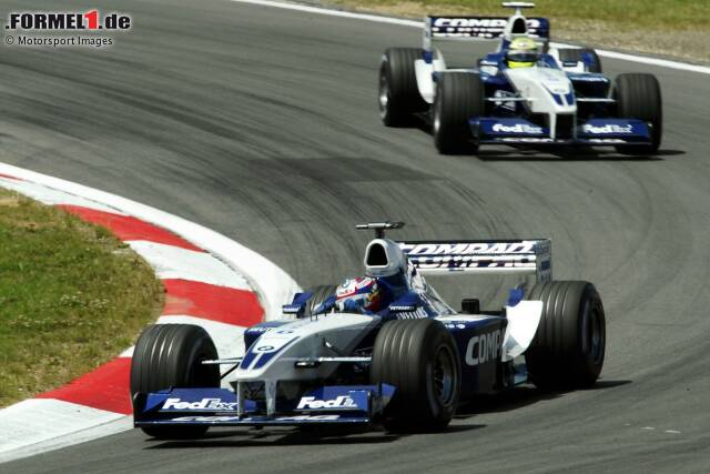 10. Europe 2002, Juan-Pablo Montoya ahead of Ralf Schumacher - 0.009 seconds: In the Williams-internal duel at the Nürburgring, the Colombian keeps the lead.  However, that is of no use to him on Sunday: after a collision with David Coulthard, Montoya retires.  Ralf Schumacher also only finished fourth when Rubens Barrichello won.