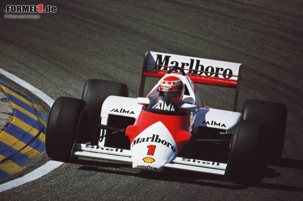 Foto zur News: 1985: McLaren-Porsche MP4-2B