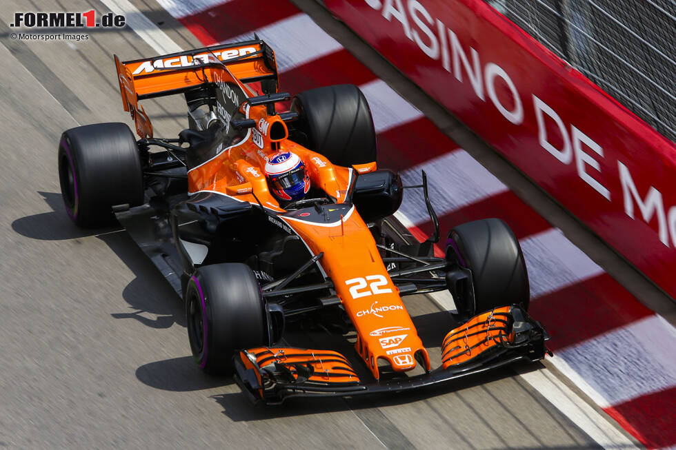 Foto zur News: 2017: McLaren-Honda MCL32; Fahrer: Fernando Alonso, Stoffel Vandoorne, Jenson Button