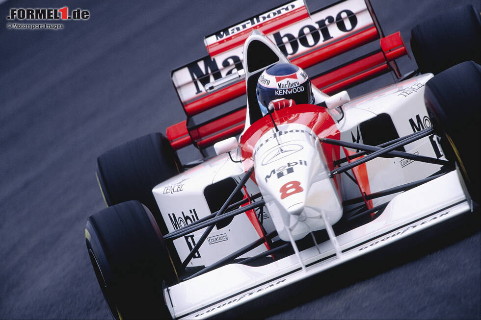 Foto zur News: 1995: McLaren-Mercedes MP4/10; Fahrer: Mika Häkkinen, Mark Blundell