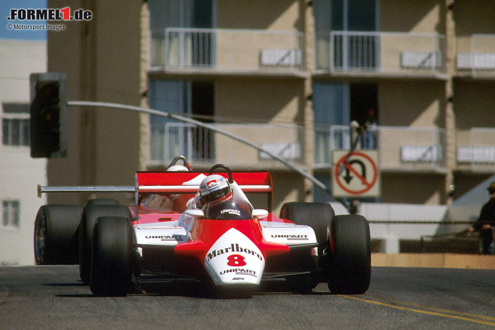 Foto zur News: 1982: McLaren-Ford MP4/1B; Fahrer: John Watson, Niki Lauda