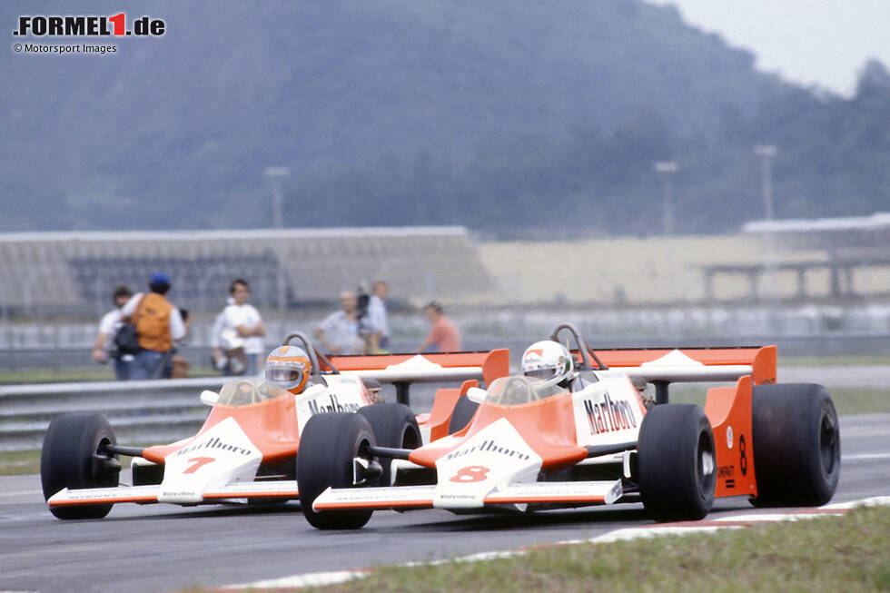 Foto zur News: 1979-1981: McLaren-Ford M29F; Fahrer: John Watson, Andre de Cesaris