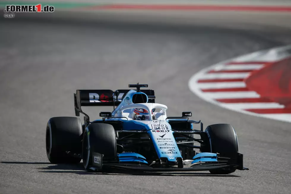 Foto zur News: George Russell (3): Wir glauben: Der meistunterschätzte Fahrer der Saison 2019. Aber wer neben Teamkollege Kubica auf Williams fährt, dessen Talent ist enorm schwierig einzuschätzen. So auch in Austin.