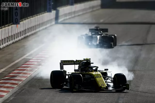 Foto zur News: Nico Hülkenberg (4): Am ganzen Wochenende keinen Fuß auf den Boden bekommen. Nicht nur seine Schuld, weil auch der Renault nicht so lief, wie er laufen sollte. Trotzdem gilt auch hier: Der Teamkollege hat's besser hinbekommen. Im Ziel waren nur die beiden Williams dahinter. Mehr als eine 4 ist da beim besten Willen nicht drin.