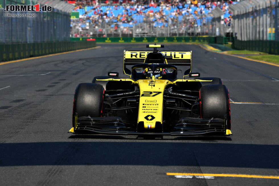 Foto zur News: Nico Hülkenberg (2): Der Renault ist noch nicht so gut in Form wie &quot;The Hulk&quot;. Ein technisches Problem verhinderte seinen Einzug in Q3. Im Rennen holte er das raus, was möglich war. Typisch Hülkenberg. Und, am allerwichtigsten: Ricciardo hat er gleich gezeigt, dass er das Feld nicht kampflos räumen wird. Stark!