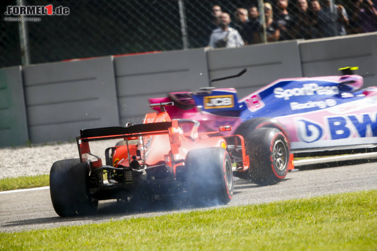 Vettel-Aussetzer in Monza Nur eine Stufe an einer Disqualifikation vorbei